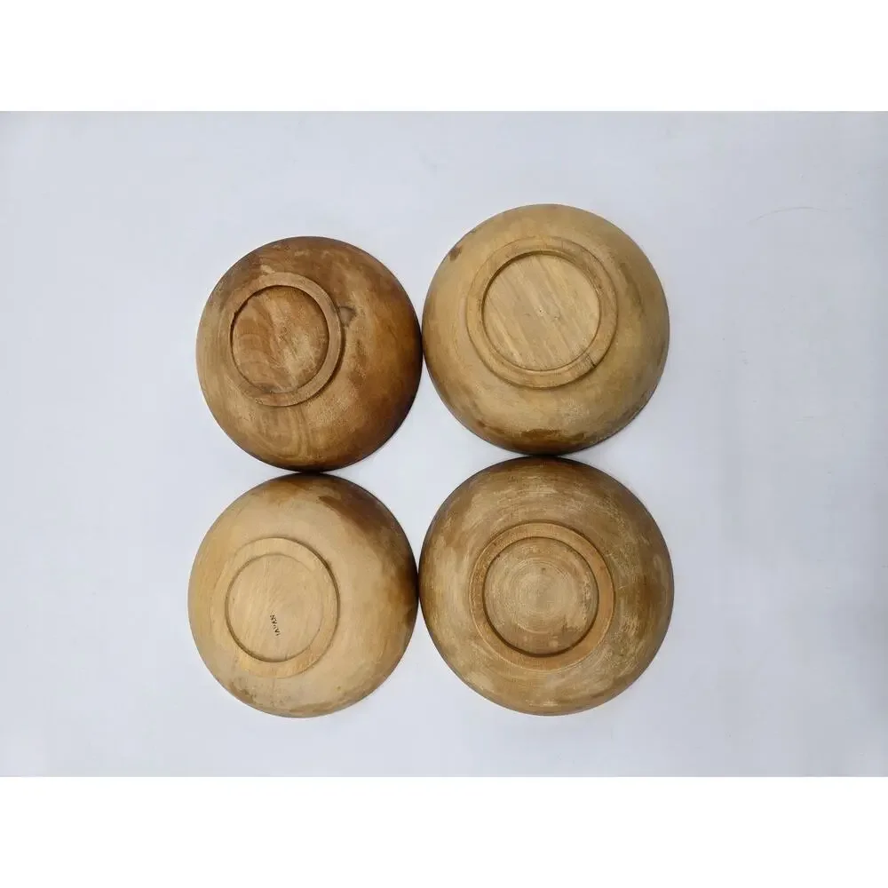 Vintage MCM Wooden Monkey Bowls‎